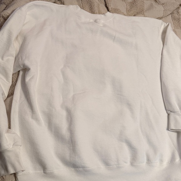 White and Blue Graphic women’s Sweater - Picture 7 of 7